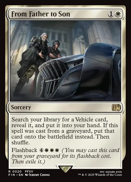 From Father to Son, Magic card FIN 20 — Final Fantasy set