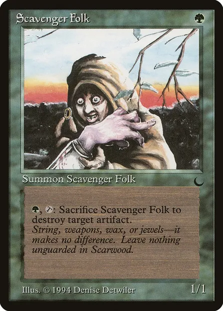 Maraudeurs, carte Magic DRK 87 — extension The Dark