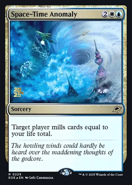 Space-Time Anomaly, Magic card PEOE 229s — Edge of Eternities Promos set