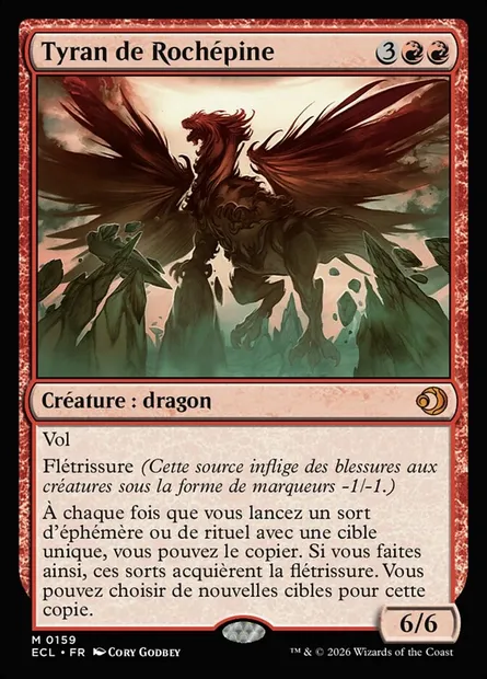 Tyran de Rochépine, carte Magic ECL 159 — extension Lorwyn Eclipsed
