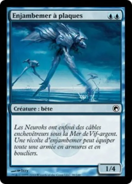Enjambemer à plaques, carte Magic SOM 38 — extension Cicatrices de Mirrodin