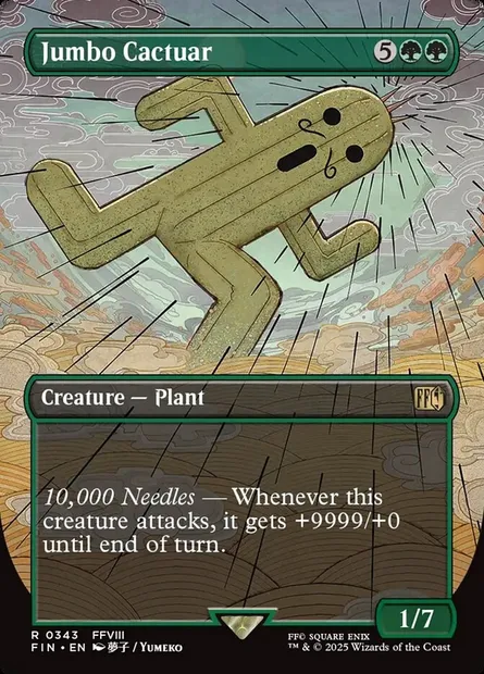 Jumbo Cactuar, Magic card FIN 343 — Final Fantasy set