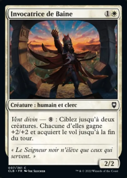 Invocatrice de Baine, carte Magic CLB 7 — extension Commander Légendes : la bataille de la Porte de Baldur