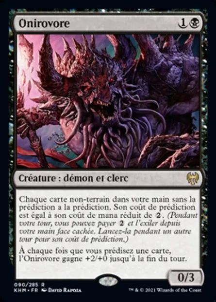 Onirovore, carte Magic KHM 90 — extension Kaldheim