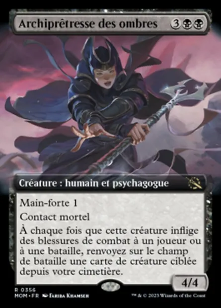 Archiprêtresse des ombres, carte Magic MOM 356 — extension L'invasion des machines