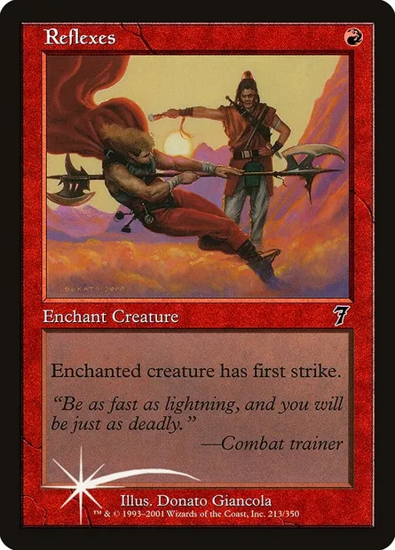 Reflexes, Magic card 7ED 213★ — Seventh Edition set