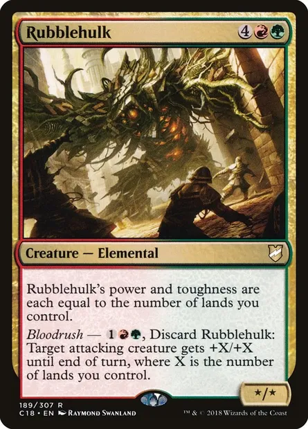 Rubblehulk, Magic card C18 189 — Commander 2018 set