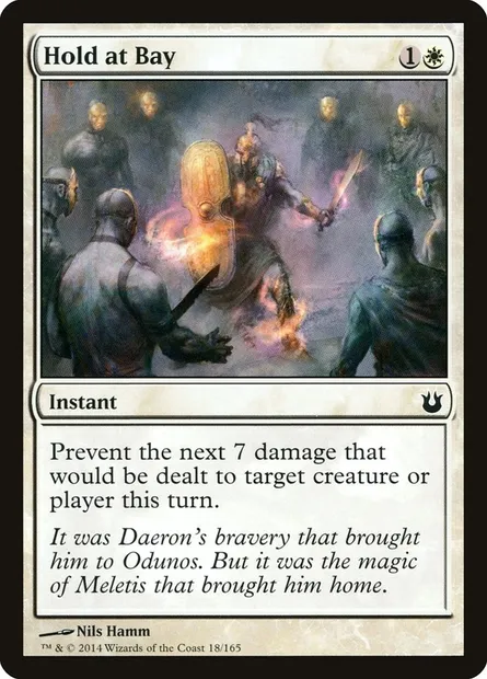 Hold at Bay, Magic card BNG 18 — Born of the Gods set