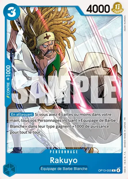 Rakuyo, carte One Piece OP13-055 — extension SUCCESSEURS