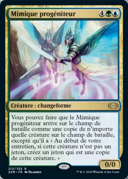 Mimique progéniteur, carte Magic 2XM 212 — extension Double Masters