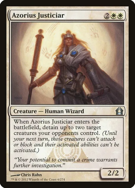 Azorius Justiciar, Magic card RTR 6 — Return to Ravnica set