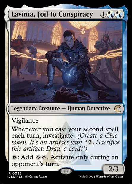 Lavinia, Foil to Conspiracy, Magic card CLU 36 — Ravnica: Clue Edition set