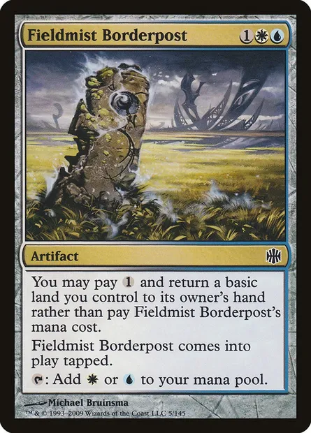 Fieldmist Borderpost, Magic card ARB 5 — Alara Reborn set