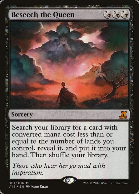 Implorer la reine, carte Magic V16 1 — extension From the Vault: Lore