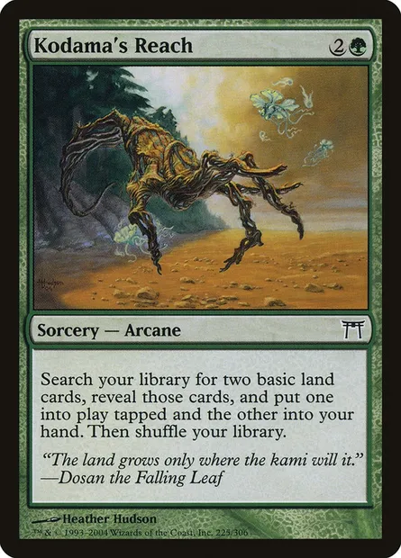 Kodama's Reach, Magic card CHK 225 — Champions of Kamigawa set