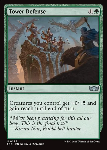 Tower Defense, Magic card TDC 275 — Tarkir: Dragonstorm Commander set