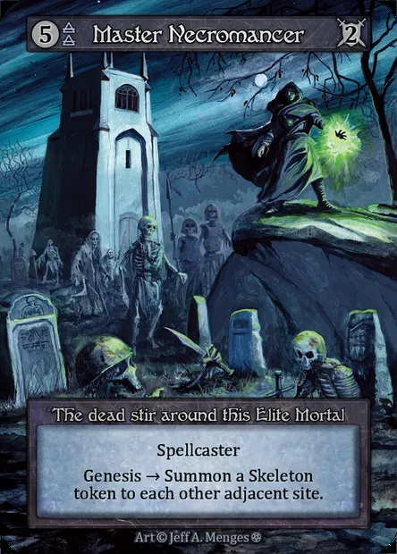 Master Necromancer, Sorcery card GOT 121 — Gothic set