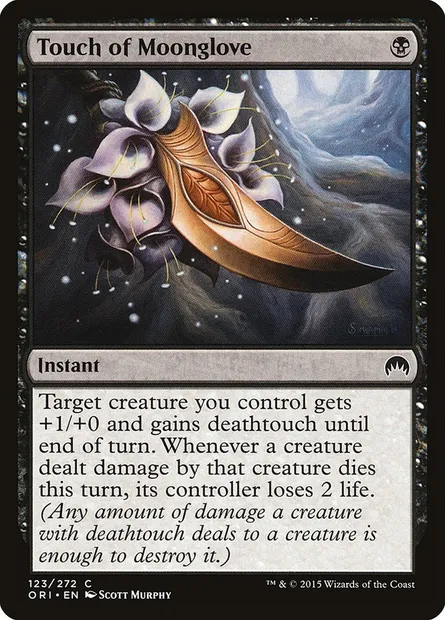 Touch of Moonglove, Magic card ORI 123 — Magic Origins set
