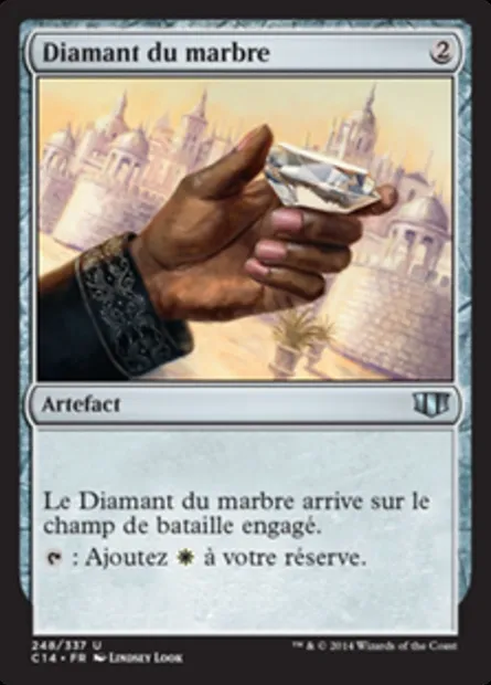Diamant du marbre, carte Magic C14 248 — extension Commander 2014