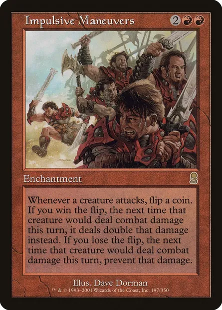 Impulsive Maneuvers, Magic card ODY 197 — Odyssey set