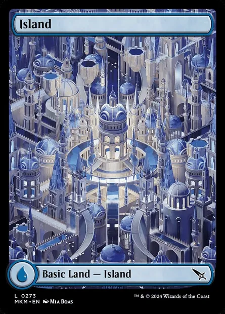Island, Magic card MKM 273 — Murders at Karlov Manor set