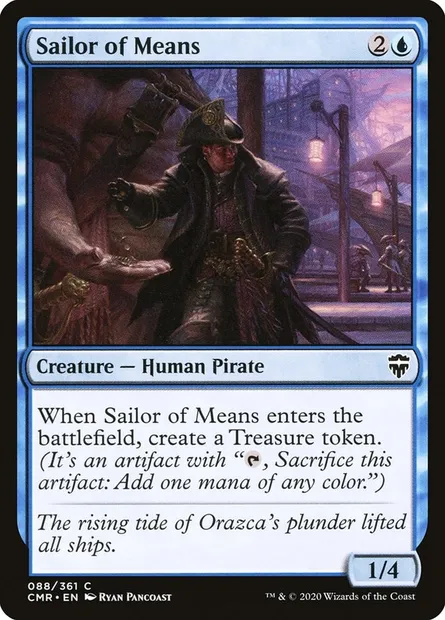 Sailor of Means, Magic card CMR 88 — Commander Legends set