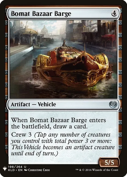 Bomat Bazaar Barge, Magic card PLST KLD-198 — The List set