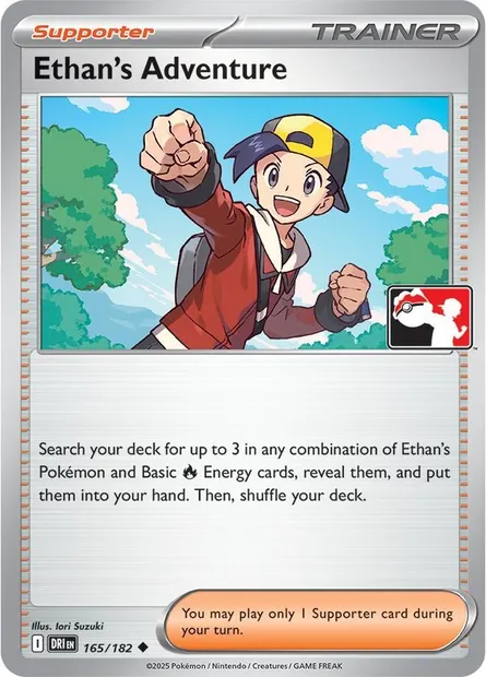 Aventure de Luth, carte Pokémon PPS 165nh — extension Play! Pokémon Prize Pack Series