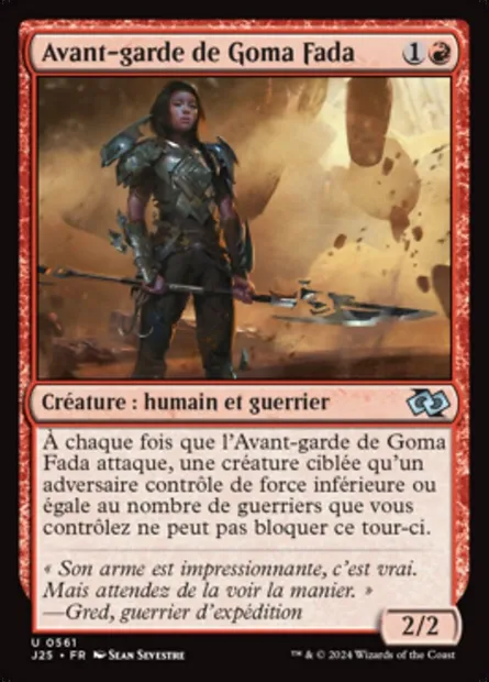 Avant-garde de Goma Fada, carte Magic J25 561 — extension Foundations Jumpstart