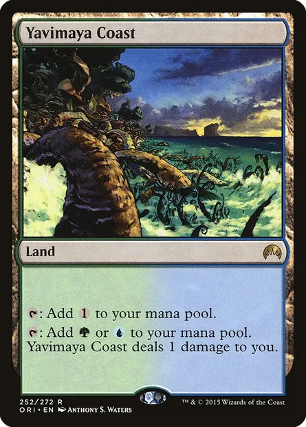 Yavimaya Coast, Magic card ORI 252 — Magic Origins set