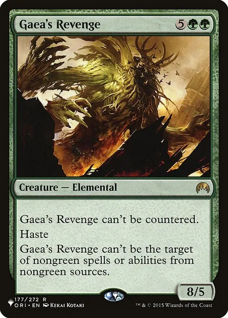 Gaea's Revenge, Magic card PLST ORI-177 — The List set
