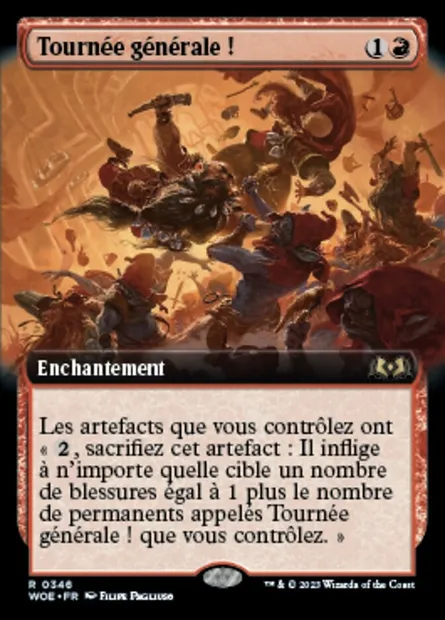 Tournée générale !, carte Magic WOE 346 — extension Wilds of Eldraine
