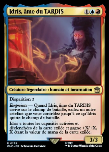 Idris, âme du TARDIS, carte Magic WHO 135 — extension Doctor Who