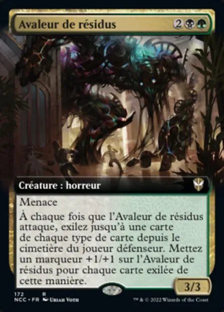 Avaleur de résidus, carte Magic NCC 172 — extension New Capenna Commander