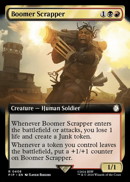 Boomer Scrapper, Magic card PIP 408 — Fallout set