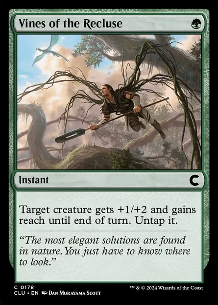 Vignes de la recluse, carte Magic CLU 178 — extension Ravnica: Clue Edition