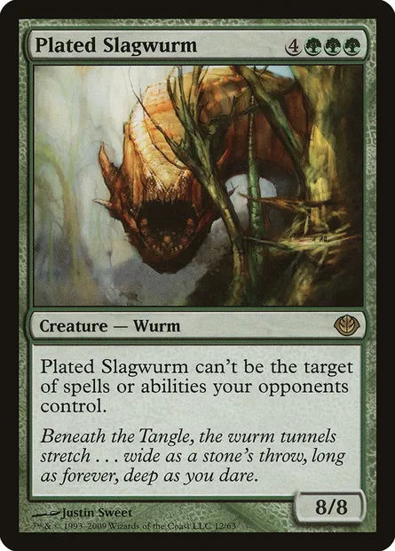 Plated Slagwurm, Magic card DDD 12 — Duel Decks: Garruk vs. Liliana set