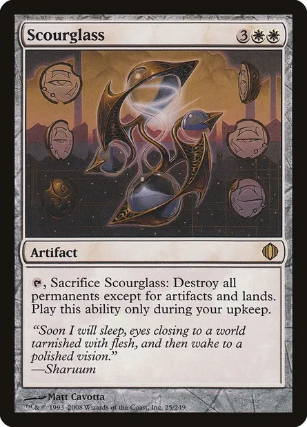 Scourglass, Magic card ALA 25 — Shards of Alara set