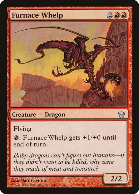Furnace Whelp, Magic card 5DN 65 — Fifth Dawn set