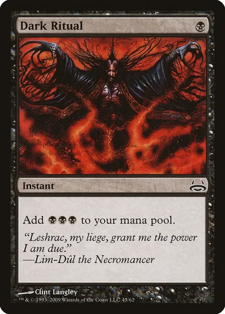 Messe noire, carte Magic DDC 45 — extension Duel Decks: Divine vs. Demonic