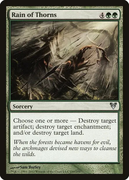 Rain of Thorns, Magic card AVR 190 — Avacyn Restored set