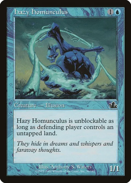 Homoncule indistinct, carte Magic PCY 36 — extension Prophétie