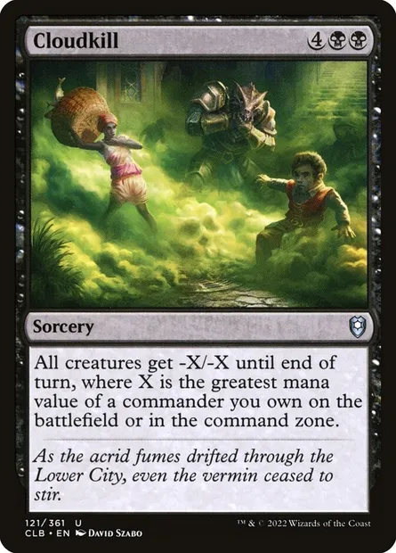Cloudkill, Magic card CLB 121 — Commander Legends: Battle for Baldur's Gate set