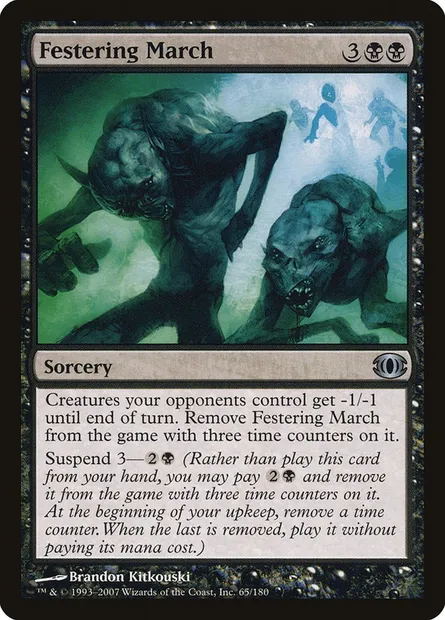 Festering March, Magic card FUT 65 — Future Sight set