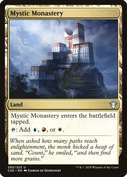 Mystic Monastery, Magic card C20 293 — Commander 2020 set