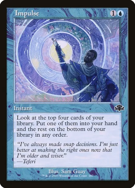 Impulse, Magic card DMR 287 — Dominaria Remastered set