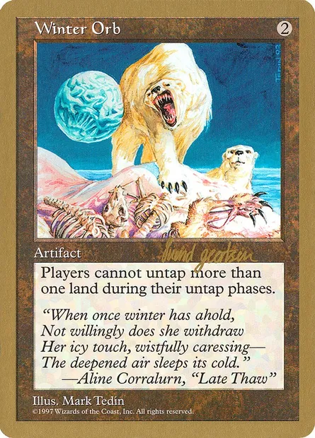Winter Orb, Magic card WC97 sg408 — World Championship Decks 1997 set