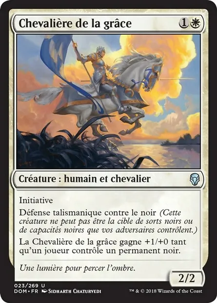 Chevalière de la grâce, carte Magic DOM 23 — extension Dominaria