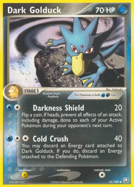 Dark Golduck, Pokémon card TRR 35 — Team Rocket Returns set