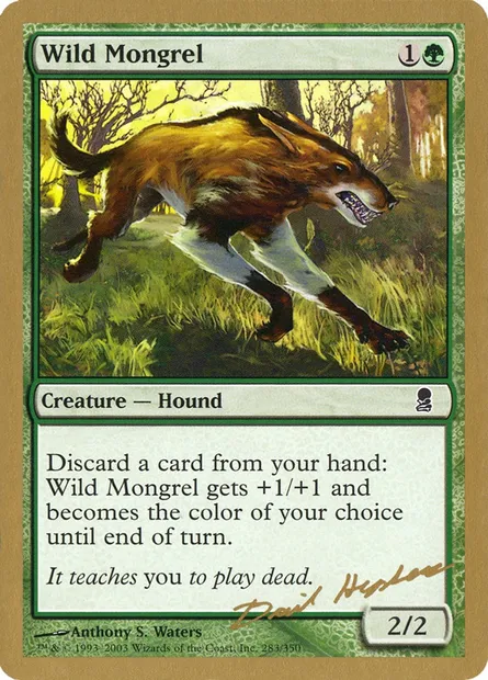 Bâtard sauvage, carte Magic WC03 dh283 — extension World Championship Decks 2003